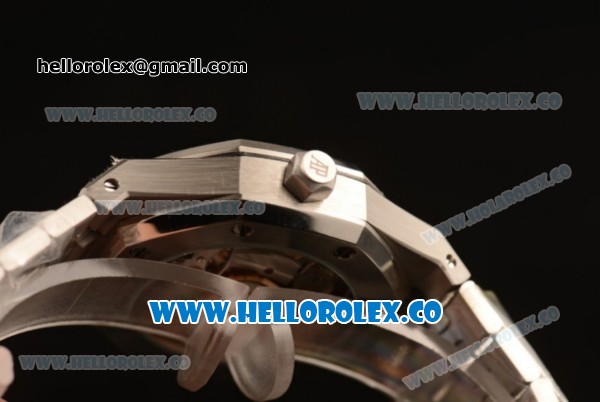 Audemars Piguet Royal Oak Clone AP Calibre 3120 Automatic Steel Case with Grey Dial and Steel Bracelet (EF) - Click Image to Close